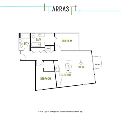 2 Bed 2 Bath